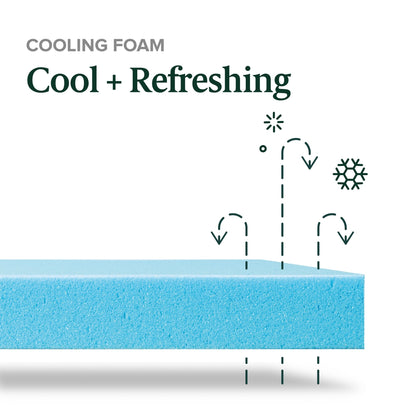 Matelas en mousse à mémoire de forme avec gel au thé vert de 8 pouces Priage by Zinus
