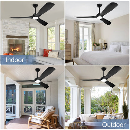 Ventilateur de plafond à télécommande avec éclairage, à montage encastré