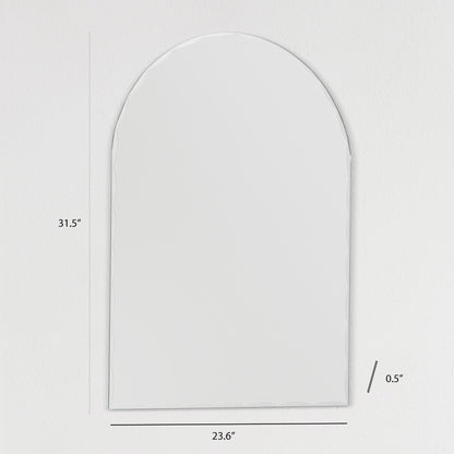 Rita Arch Miroir de salle de bain moderne sans cadre