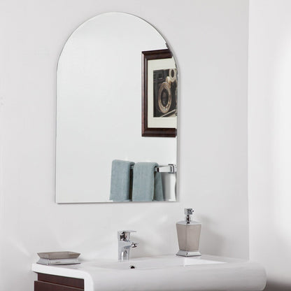 Rita Arch Miroir de salle de bain moderne sans cadre