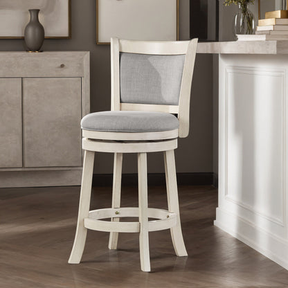 Tabouret pivotant avec dossier rembourré Rovinj
