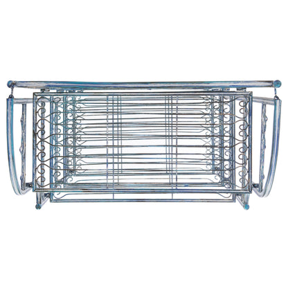 SAFAVIEH Bryn, étagère à fourreaux en fer forgé style victorien, 4 niveaux, pour extérieur - 63,5 cm L x 38,1 cm P x 160 cm H - 63,5L x 38,1P x 160H