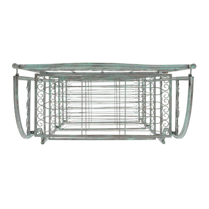 SAFAVIEH Bryn, étagère à fourreaux en fer forgé style victorien, 4 niveaux, pour extérieur - 63,5 cm L x 38,1 cm P x 160 cm H - 63,5L x 38,1P x 160H
