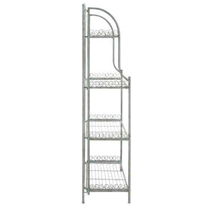 SAFAVIEH Bryn, étagère à fourreaux en fer forgé style victorien, 4 niveaux, pour extérieur - 63,5 cm L x 38,1 cm P x 160 cm H - 63,5L x 38,1P x 160H