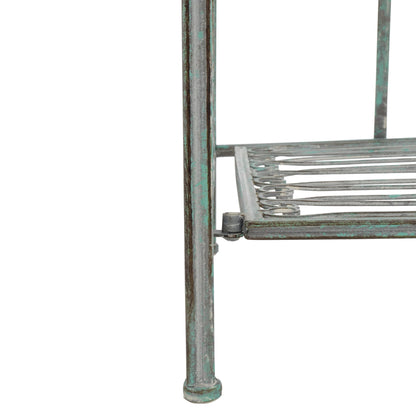 SAFAVIEH Bryn, étagère à fourreaux en fer forgé style victorien, 4 niveaux, pour extérieur - 63,5 cm L x 38,1 cm P x 160 cm H - 63,5L x 38,1P x 160H