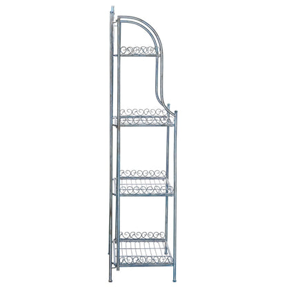 SAFAVIEH Bryn, étagère à fourreaux en fer forgé style victorien, 4 niveaux, pour extérieur - 63,5 cm L x 38,1 cm P x 160 cm H - 63,5L x 38,1P x 160H