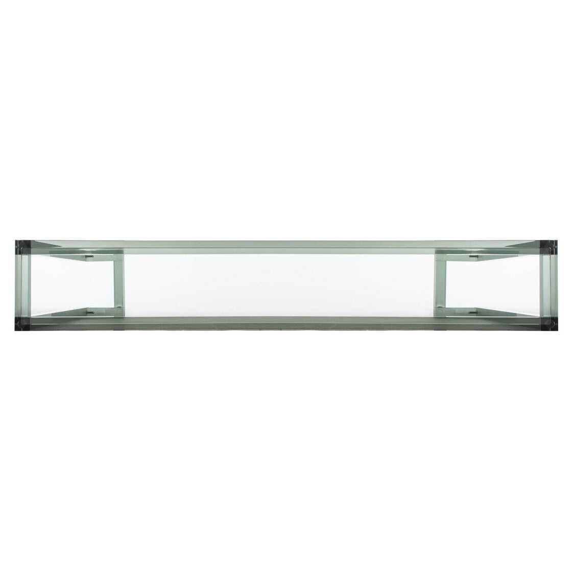 Table console en acrylique Couture Camryn de SAFAVIEH - Transparent - 60 L x 10 l x 30 h - 52Lx10Lx30H