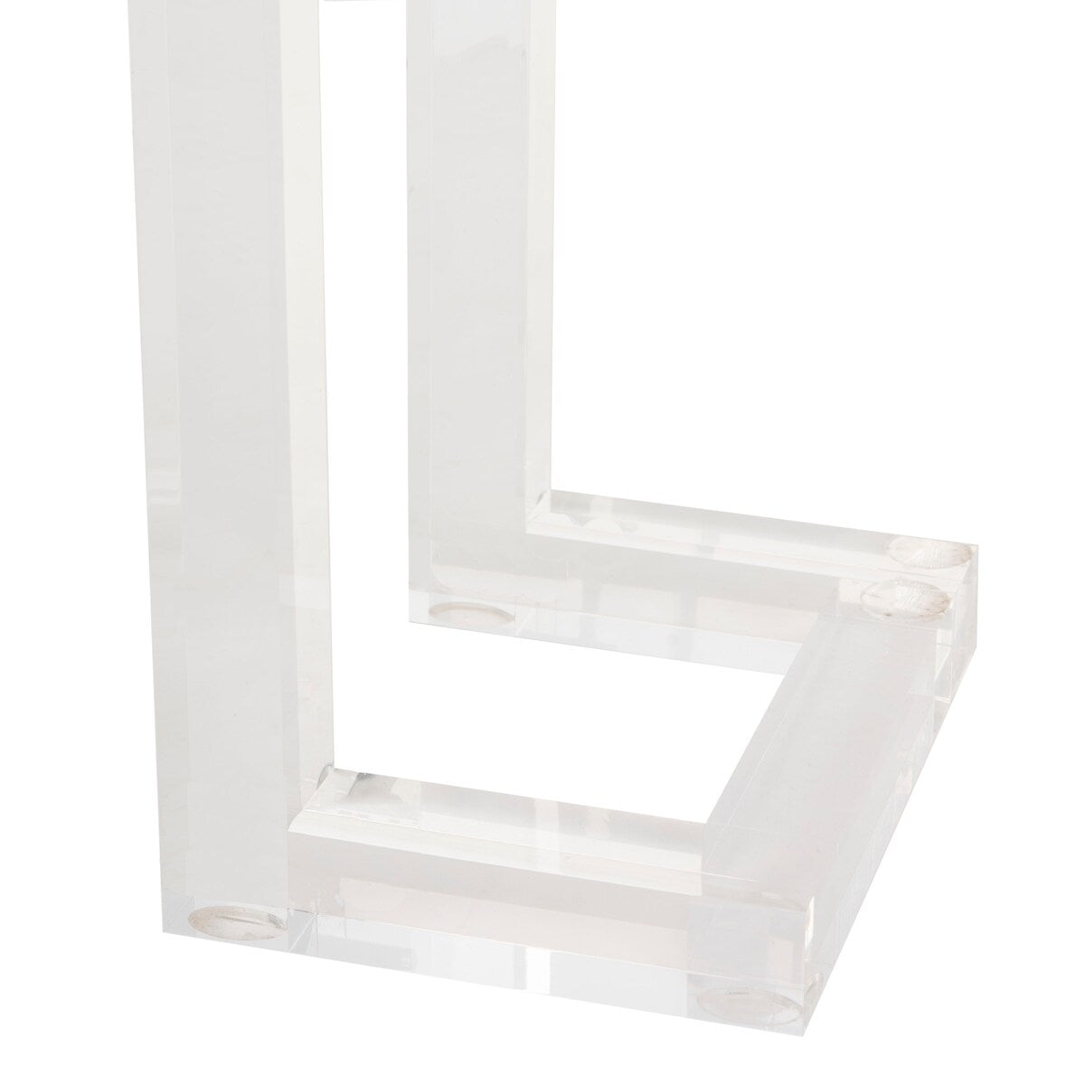 Table console en acrylique Couture Camryn de SAFAVIEH - Transparent - 60 L x 10 l x 30 h - 52Lx10Lx30H