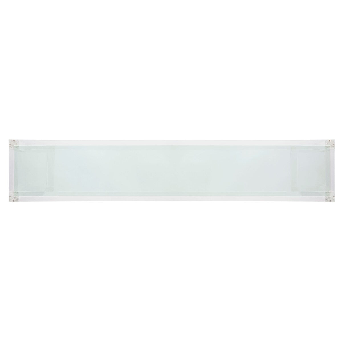 Table console en acrylique Couture Camryn de SAFAVIEH - Transparent - 60 L x 10 l x 30 h - 52Lx10Lx30H