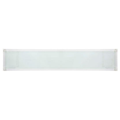 Table console en acrylique Couture Camryn de SAFAVIEH - Transparent - 60 L x 10 l x 30 h - 52Lx10Lx30H