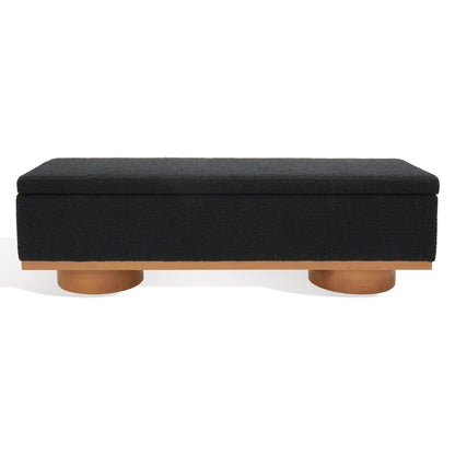 Banc de rangement SAFAVIEH Couture Sunneva Boucle - 155 cm L x 51 cm P x 48 cm H - 155Lx51Px48H