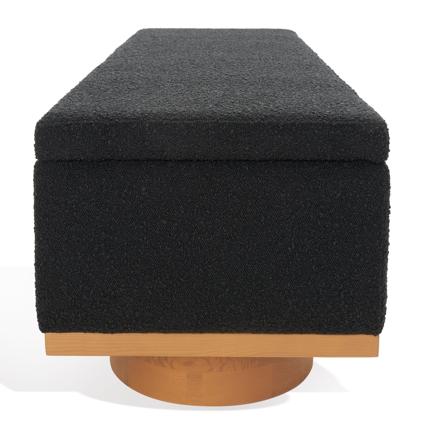 Banc de rangement SAFAVIEH Couture Sunneva Boucle - 155 cm L x 51 cm P x 48 cm H - 155Lx51Px48H