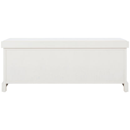 Banc de rangement avec 3 tiroirs et coussin SAFAVIEH Fiorello - 120,2 L x 38,1 l x 48,3 H - 120x38x48cm