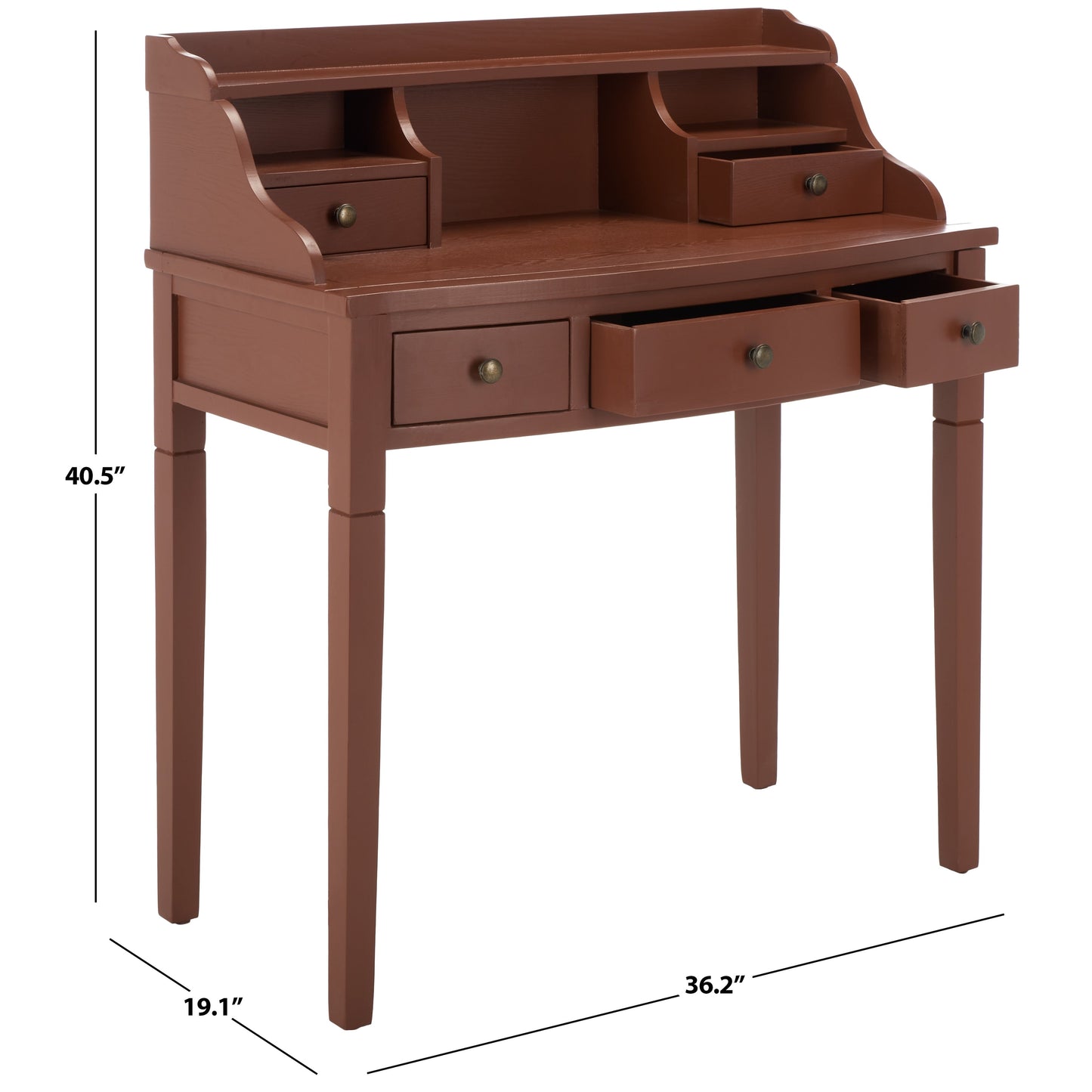 Bureau de travail avec 5 tiroirs Leana de SAFAVIEH