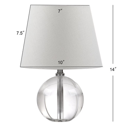 SAFAVIEH Lighting Lampe de table Chastity en marbre de 35,5 cm - 25,4x25,4x35,5 cm - 25,4L x 25,4P x 35,5H