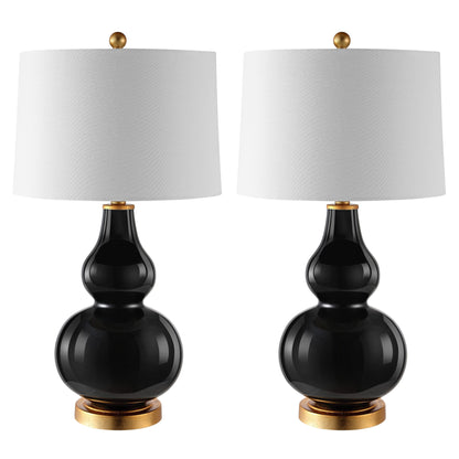 Lampe de table SAFAVIEH Lighting Diede en forme de gourde (lot de 2) - 15x15x28.5 - 15Lx15Px29H