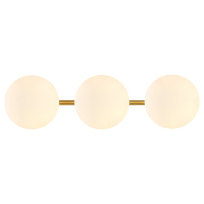 SAFAVIEH Lambrini 21, applique murale traditionnelle (3 ampoules) - 6 W x 8 P x 21 H - 21Wx8Dx6H