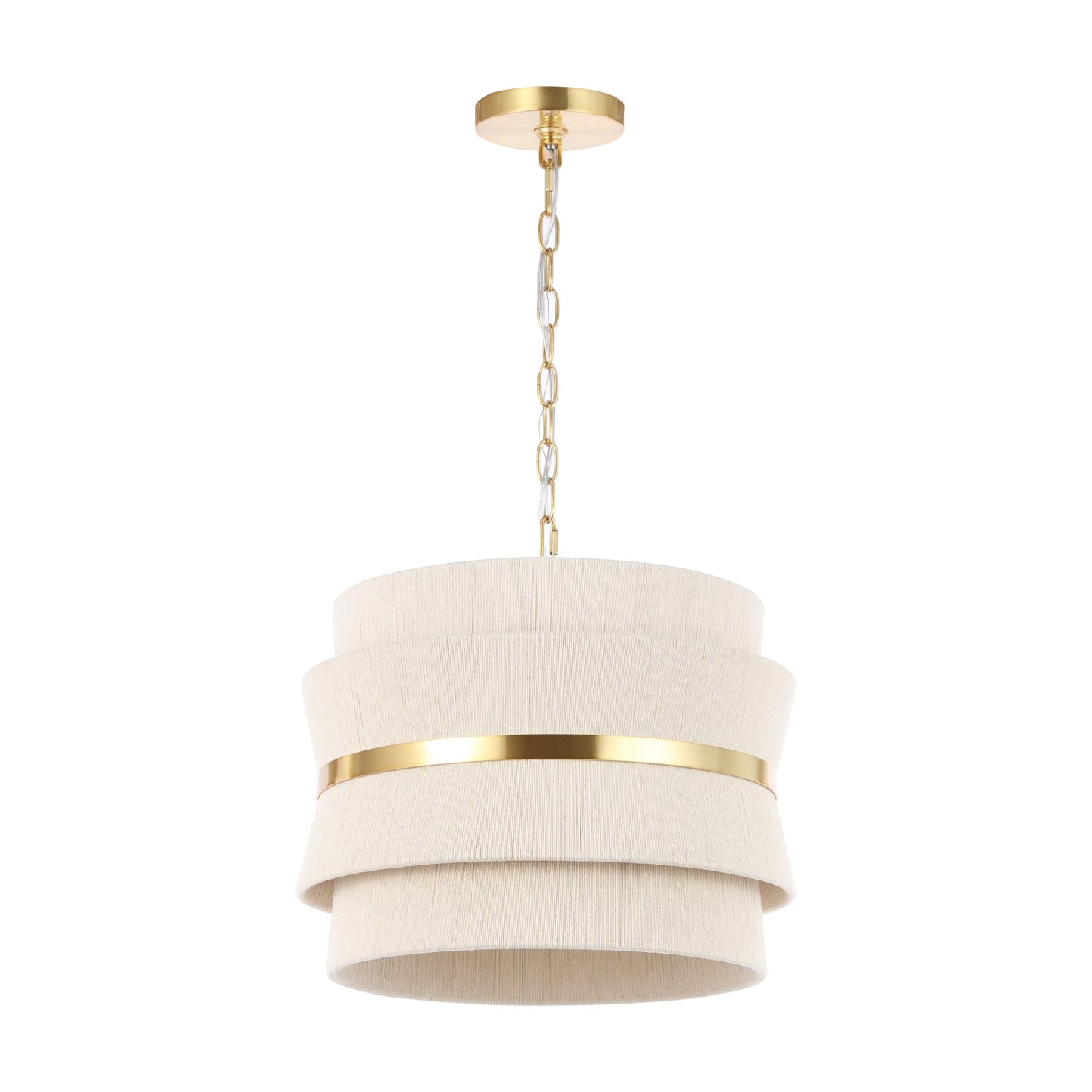 SAFAVIEH Oprea Lustre suspendu réglable à 3 lumières (ampoules LED incluses) - 16 x 16 x 16.5-72.5