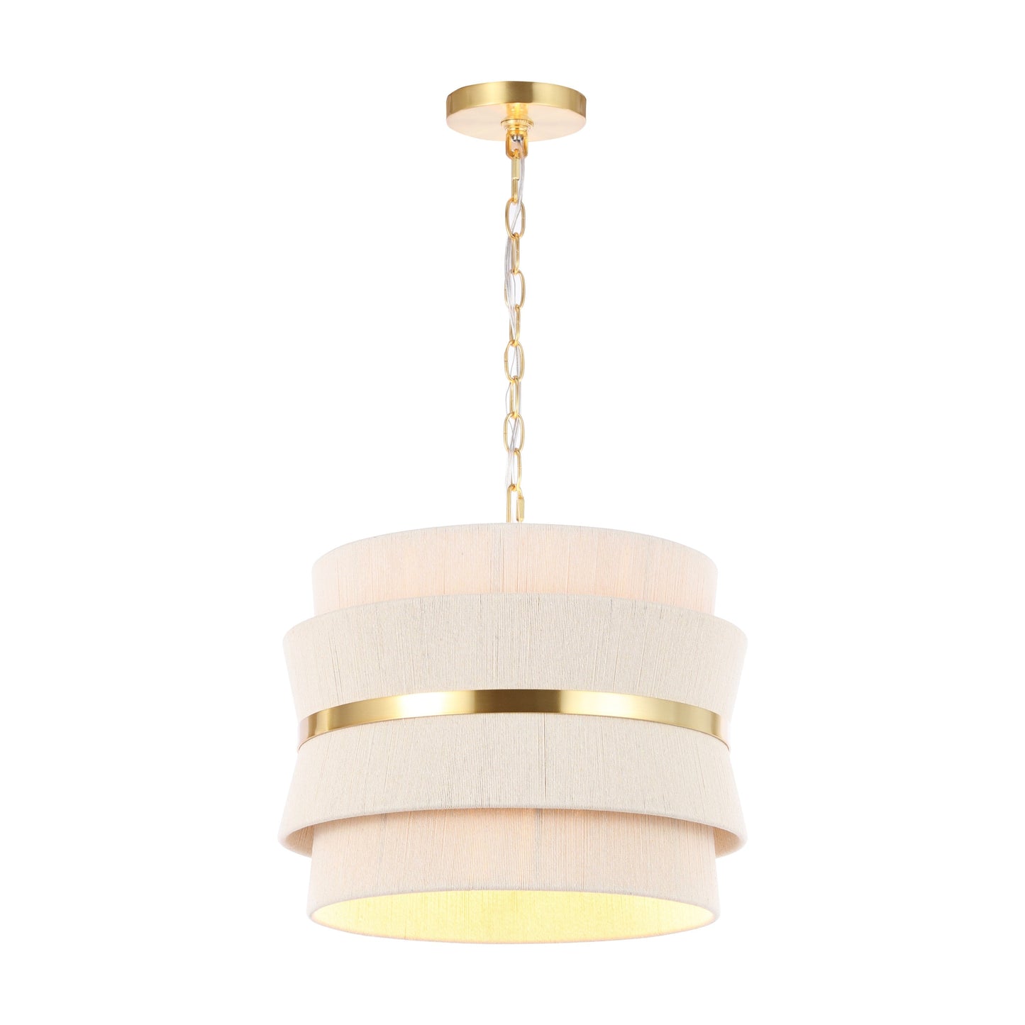 SAFAVIEH Oprea Lustre suspendu réglable à 3 lumières (ampoules LED incluses) - 16 x 16 x 16.5-72.5