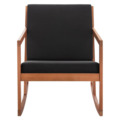 Chaise à bascule d'extérieur Makaila de SAFAVIEH avec coussin - 66L x 79P x 97H (cm)