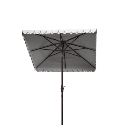 Parasol carré de 7,5 pieds pour extérieur, modèle Naima Valance de SAFAVIEH
