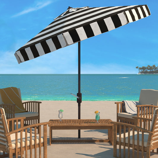 Parasol rond de 3,35 m (11 pieds) pour extérieur de la ligne Sidse Fashion de SAFAVIEH