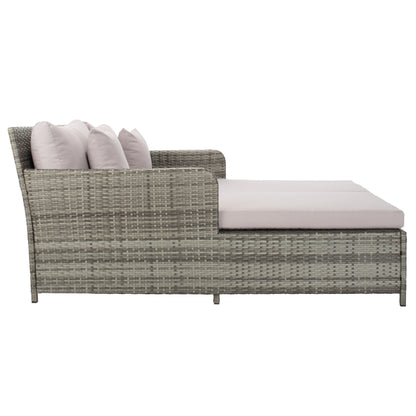 SAFAVIEH Fauteuil de jardin en osier Taniyah avec coussins - 135L x 71P x 157H (cm)