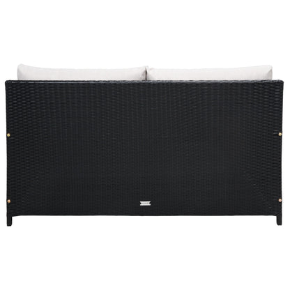 SAFAVIEH Fauteuil de jardin en osier Taniyah avec coussins - 135L x 71P x 157H (cm)