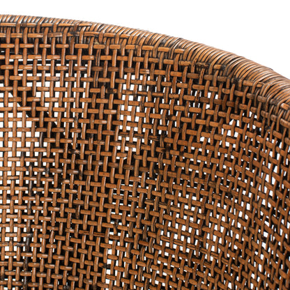 Tabouret de bar en rotin Virona de SAFAVIEH, 76 cm - 56,5 L x 52,1 l x 99,1 H - 56,5Lx52,1Lx99,1H