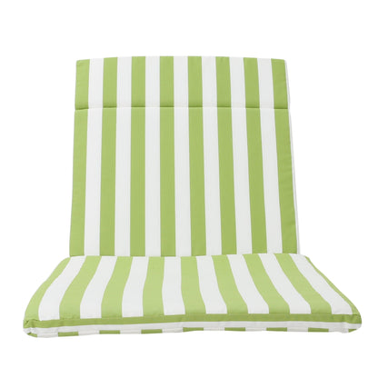 Ensemble de coussins d'extérieur Salem pour chaise longue - Coussins uniquement (lot de 2) par Christopher Knight Home - 79,25L x 27,50l x 1,50h