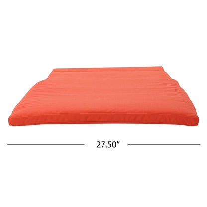 Ensemble de coussins d'extérieur Salem pour chaise longue - Coussins uniquement (lot de 2) par Christopher Knight Home - 79,25L x 27,50l x 1,50h