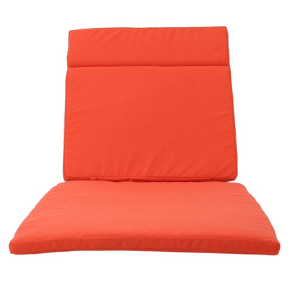 Ensemble de coussins d'extérieur Salem pour chaise longue - Coussins uniquement (lot de 2) par Christopher Knight Home - 79,25L x 27,50l x 1,50h