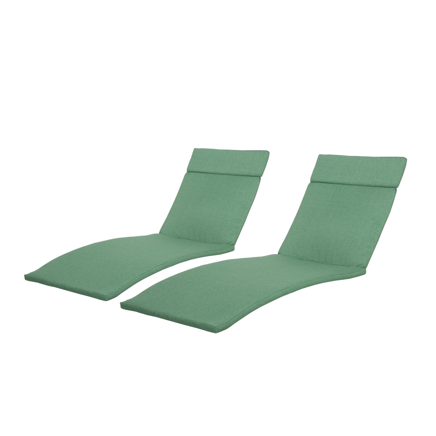 Ensemble de coussins d'extérieur Salem pour chaise longue - Coussins uniquement (lot de 2) par Christopher Knight Home - 79,25L x 27,50l x 1,50h