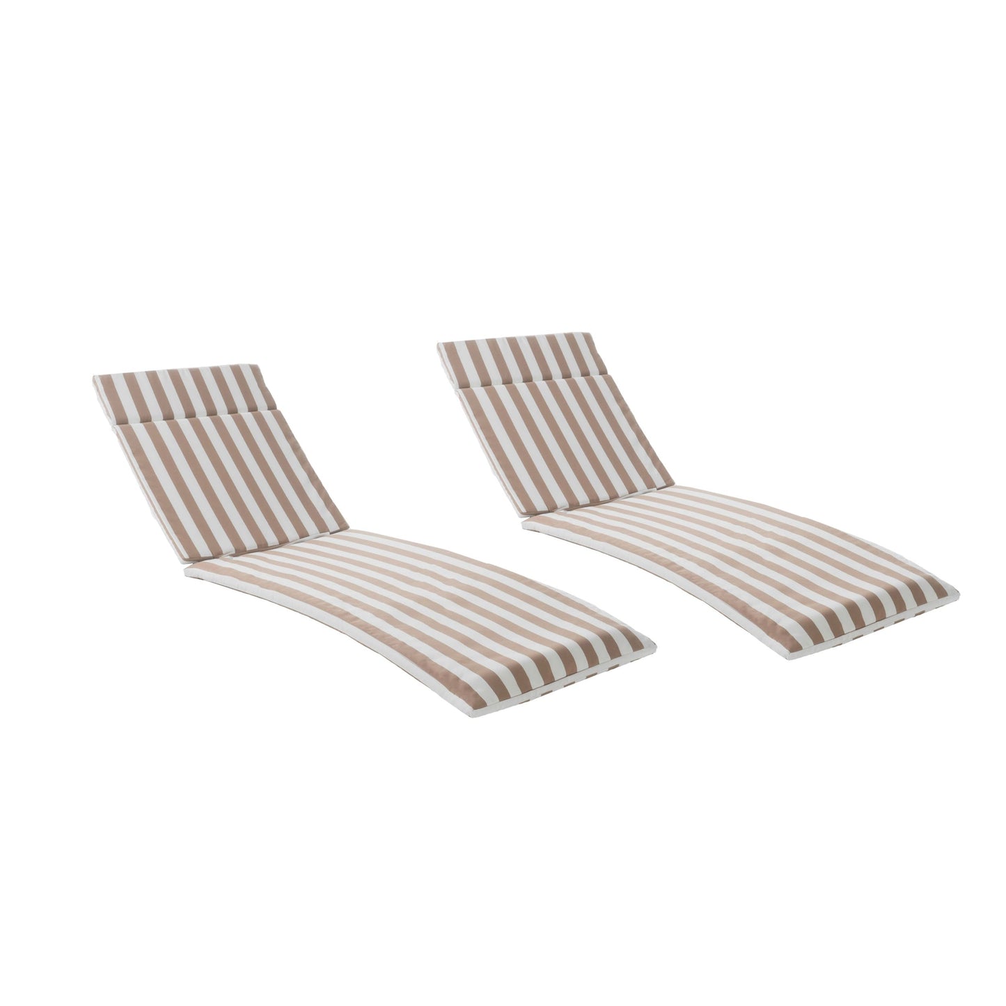 Ensemble de coussins d'extérieur Salem pour chaise longue - Coussins uniquement (lot de 2) par Christopher Knight Home - 79,25L x 27,50l x 1,50h