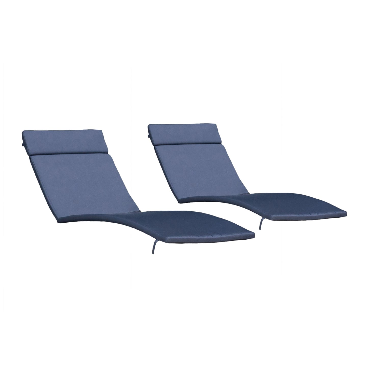 Ensemble de coussins d'extérieur Salem pour chaise longue - Coussins uniquement (lot de 2) par Christopher Knight Home - 79,25L x 27,50l x 1,50h