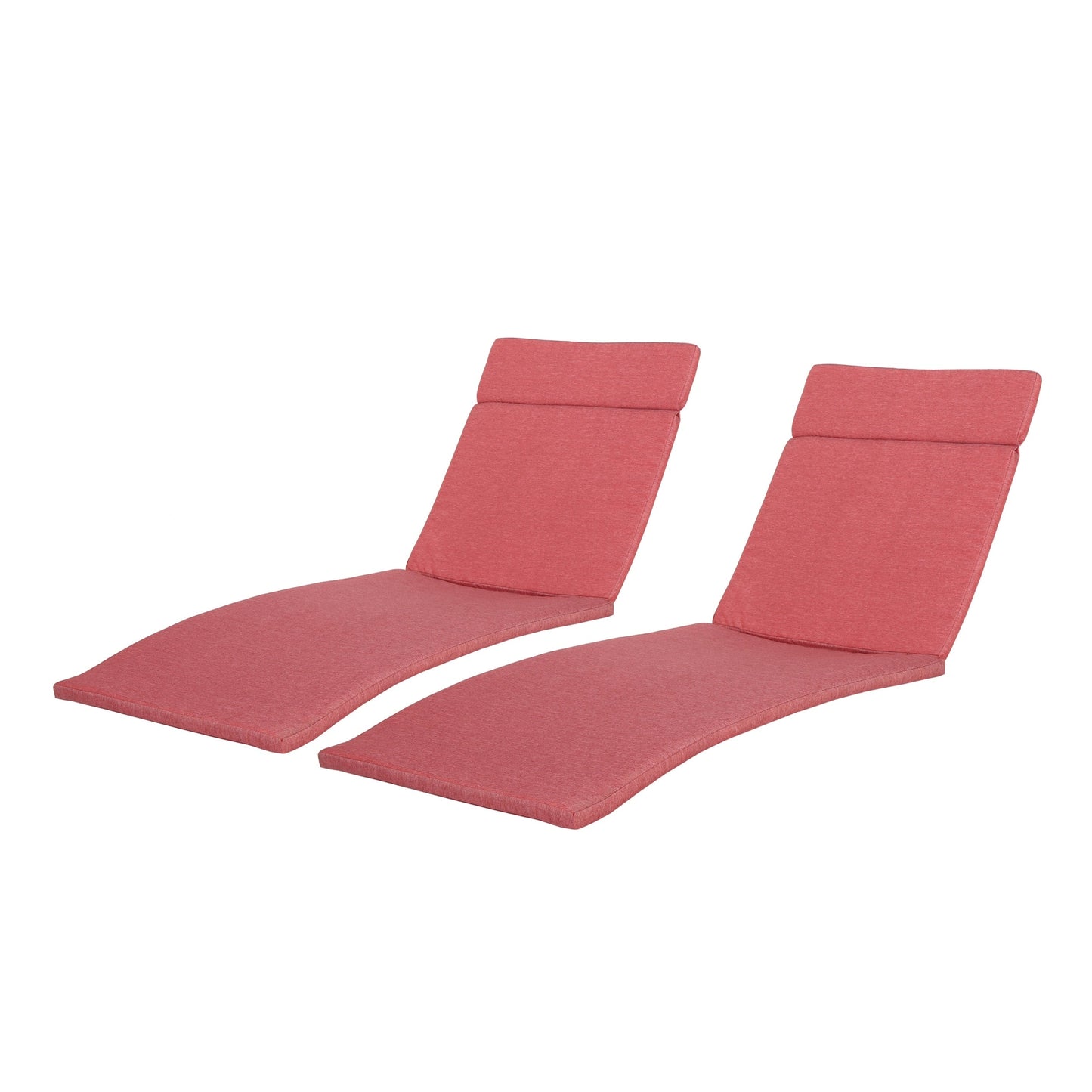 Ensemble de coussins d'extérieur Salem pour chaise longue - Coussins uniquement (lot de 2) par Christopher Knight Home - 79,25L x 27,50l x 1,50h