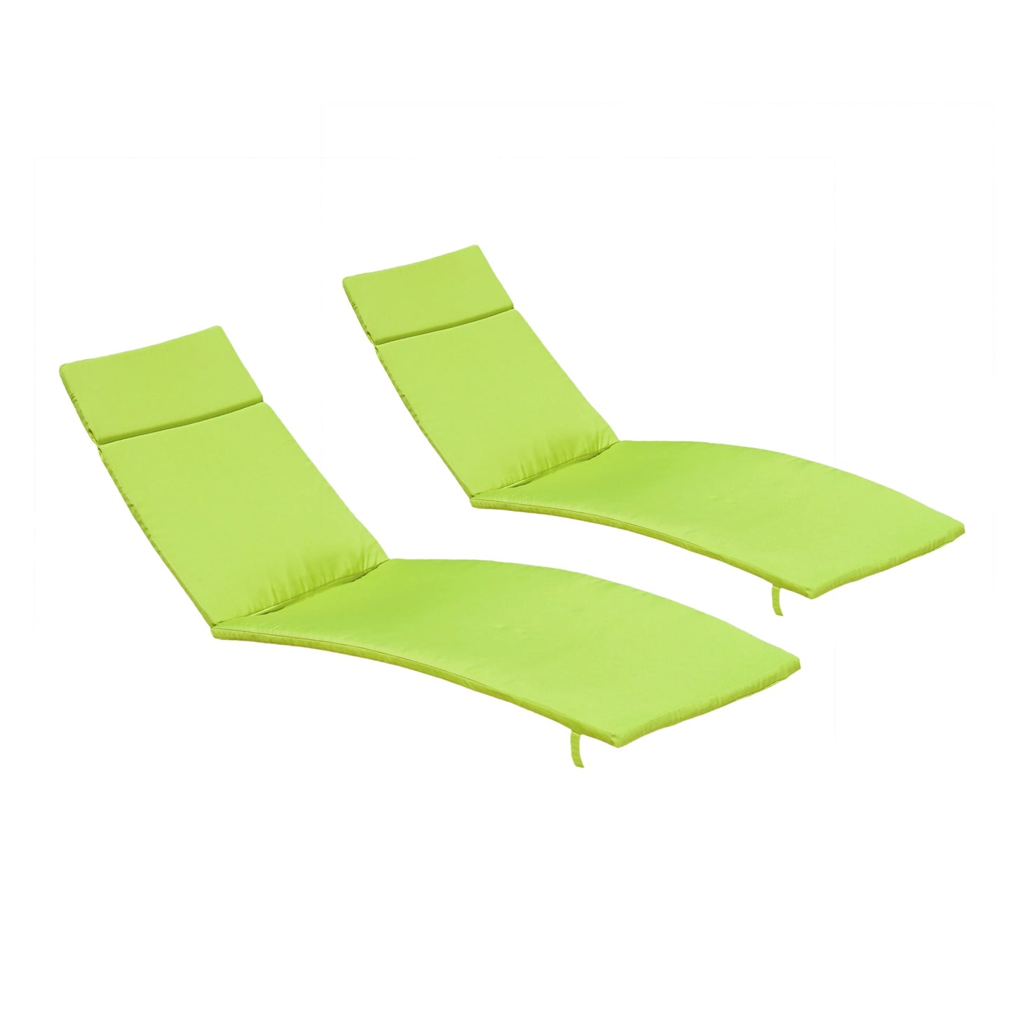 Ensemble de coussins d'extérieur Salem pour chaise longue - Coussins uniquement (lot de 2) par Christopher Knight Home - 79,25L x 27,50l x 1,50h