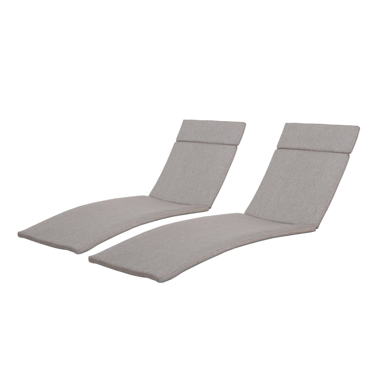 Ensemble de coussins d'extérieur Salem pour chaise longue - Coussins uniquement (lot de 2) par Christopher Knight Home - 79,25L x 27,50l x 1,50h