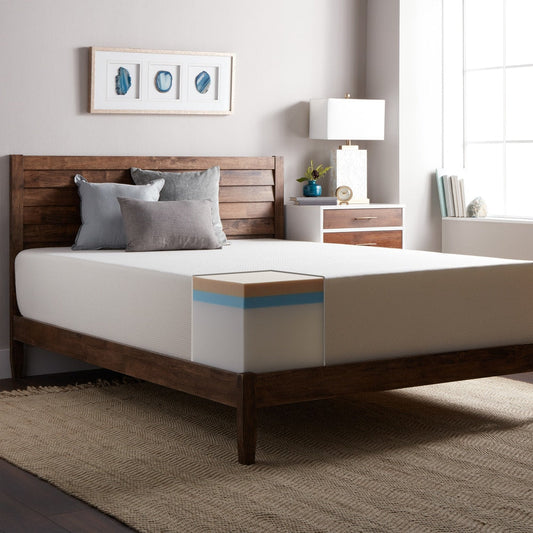 Matelas Select Luxury en mousse à mémoire de forme au gel, 35 cm d'épaisseur, fermeté moyenne, avec technologie de refroidissement.