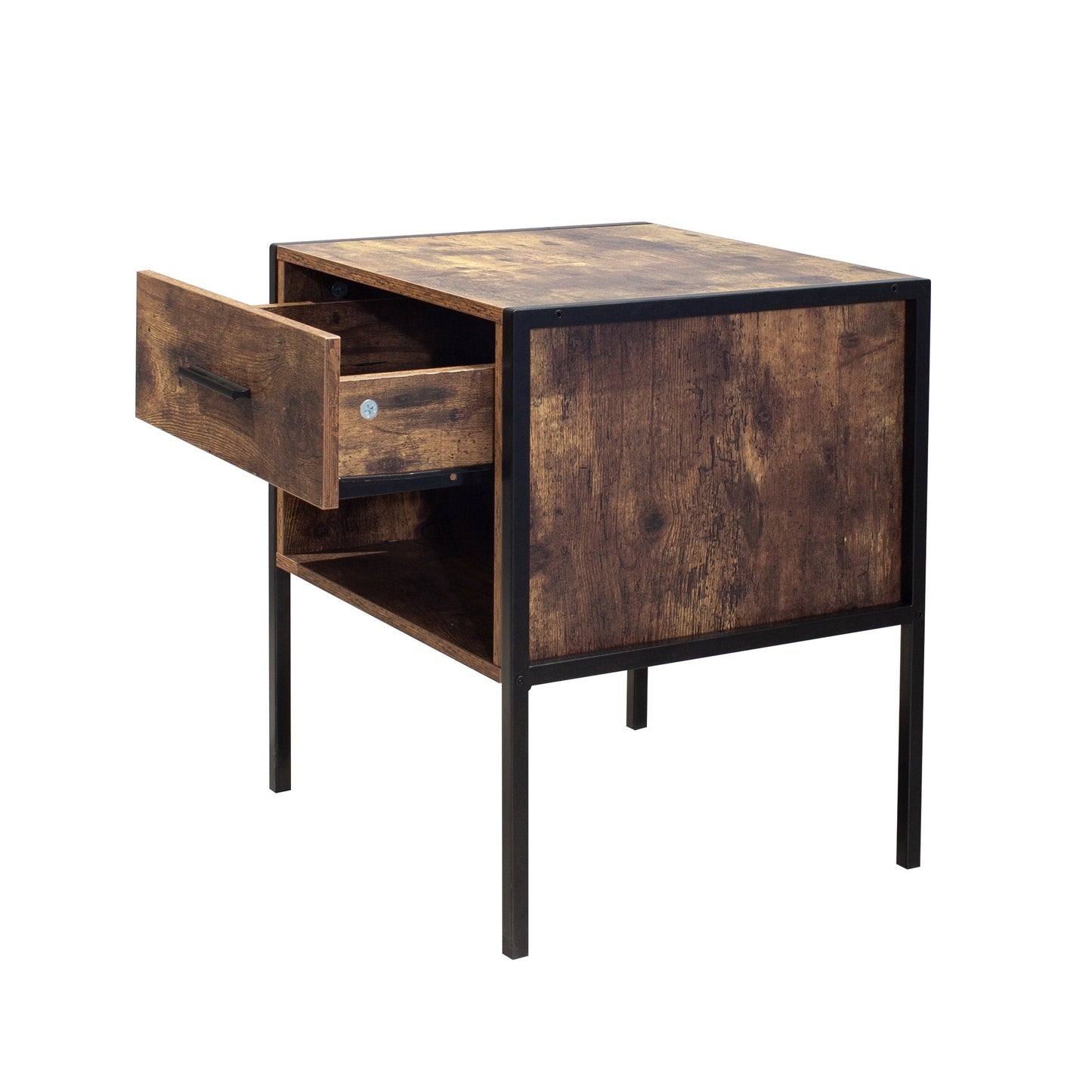 Table de chevet de style industriel (lot de 2)