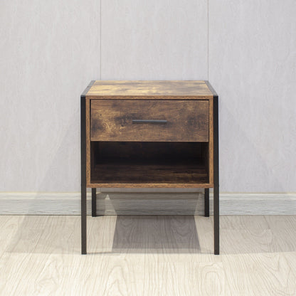 Table de chevet de style industriel (lot de 2)