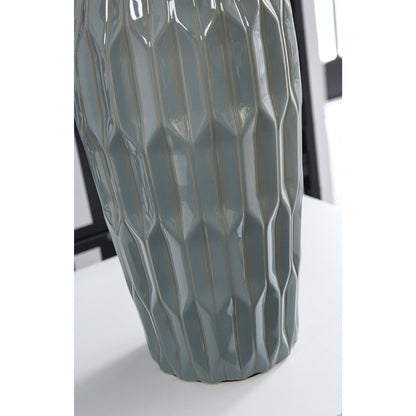Lampe de table bleue Hadbury de Signature Design by Ashley (lot de 2) - 14 L x 14 P x 26,75 H (cm)