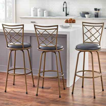 Tabourets pivotants à hauteur réglable Alyssa de Simple Living (lot de 3)