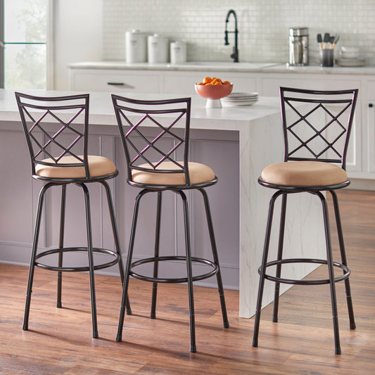 Tabourets pivotants à hauteur réglable Alyssa de Simple Living (lot de 3)
