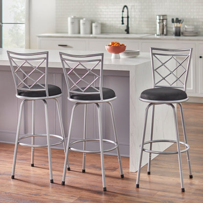 Tabourets pivotants à hauteur réglable Alyssa de Simple Living (lot de 3)