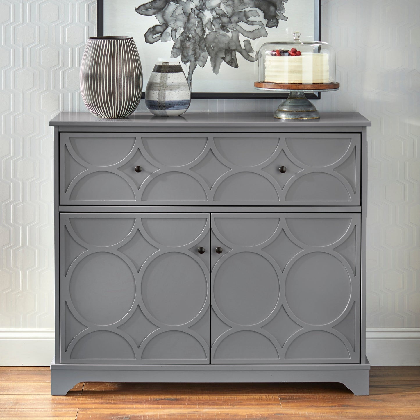 Armoire à façade ronde Simple Living Dawson