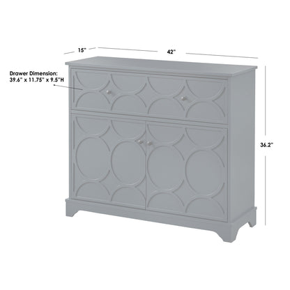 Armoire à façade ronde Simple Living Dawson