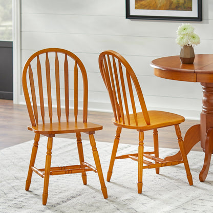 Ensemble de salle à manger Simple Living Carolina 5 pièces en bois massif de style farmhouse avec rallonge