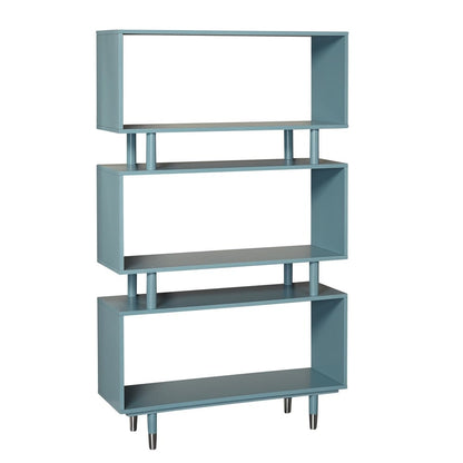 Étagère à livres 3 niveaux Simple Living Margo, style moderne du milieu du siècle - 151,1 cm (H) x 91,4 cm (L) x 30 cm (P)