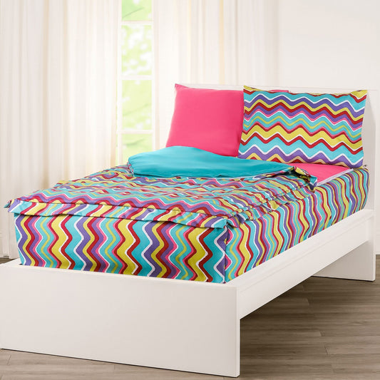 Ensemble de literie Siscovers Color Palette Bunkie Deluxe avec fermeture éclair